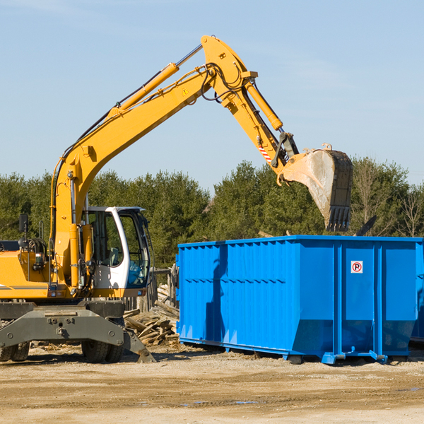 how does a residential dumpster rental service work in Smithville-Sanders